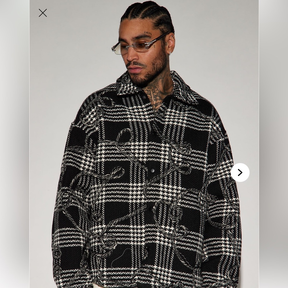 Fashion nova men’s jacket size L